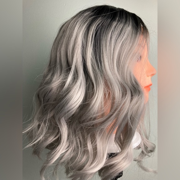 Grey Wig Gray Wig Lace Front Wig - Picture 6 of 9